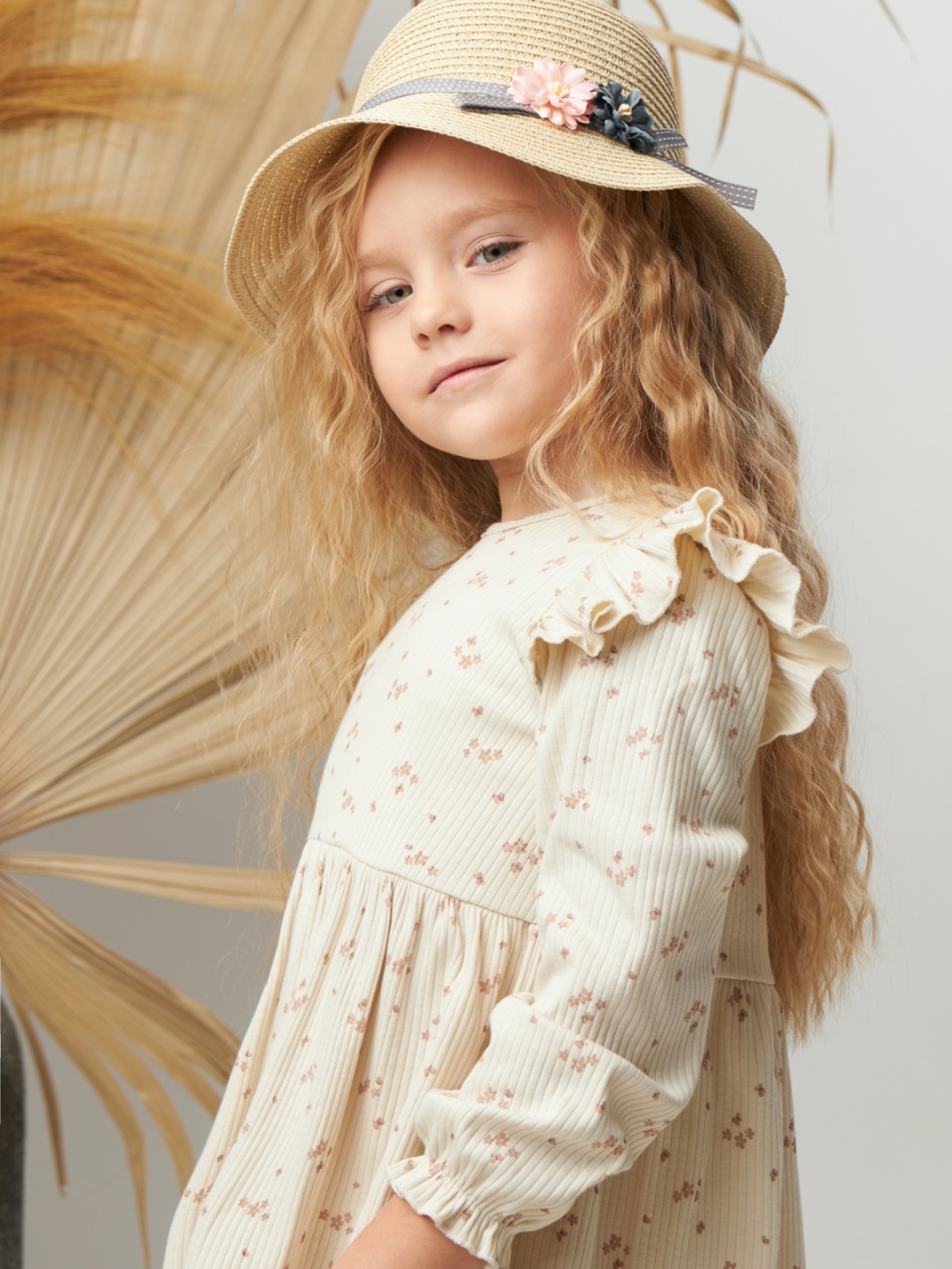 332. Платье детское из лапши, хлопок 100%, разноцветное, р. 74,80,86,92